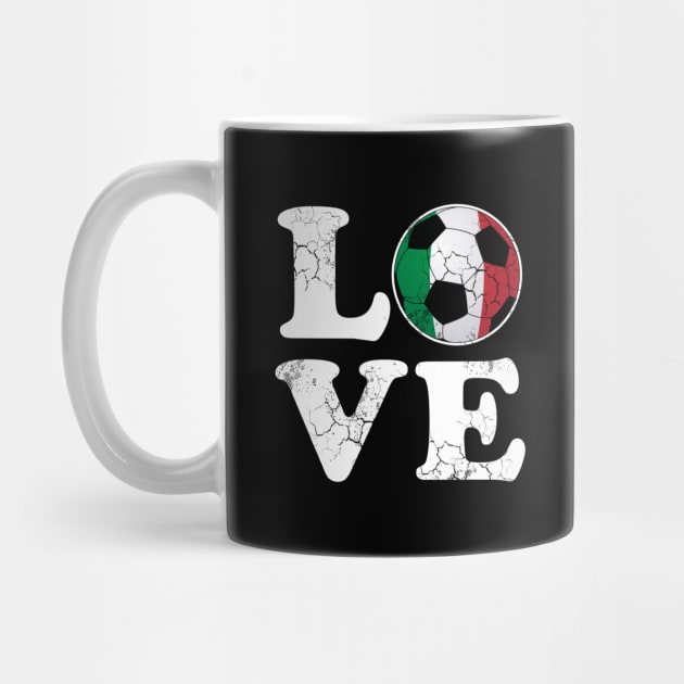 Italian Love Soccer Football Italia Flag Italy by E